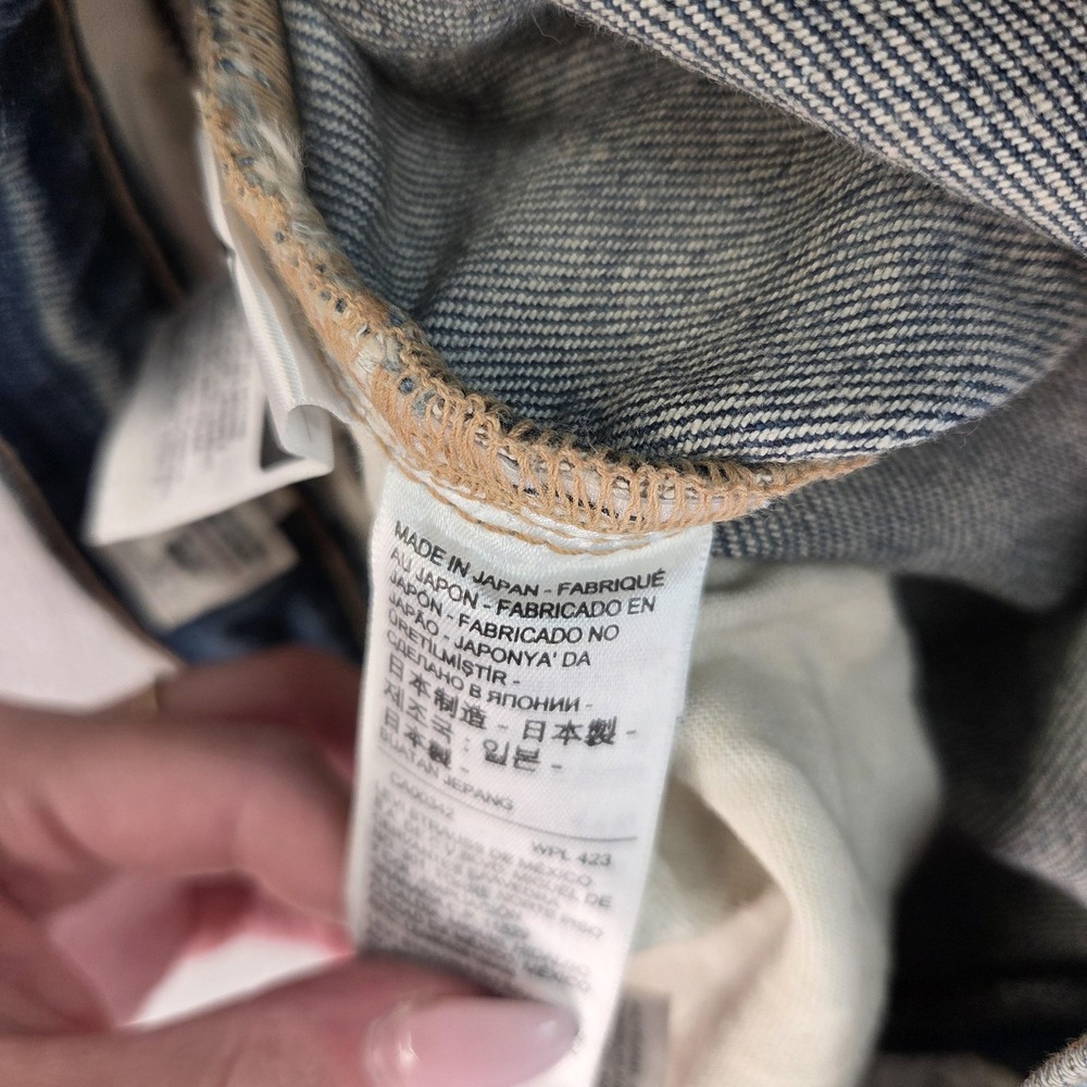 Levi's Made & Crafted 502 Jeans Mens 28x32 Blue Denim Tapered Fit Made in Japan - Picture 7 of 12